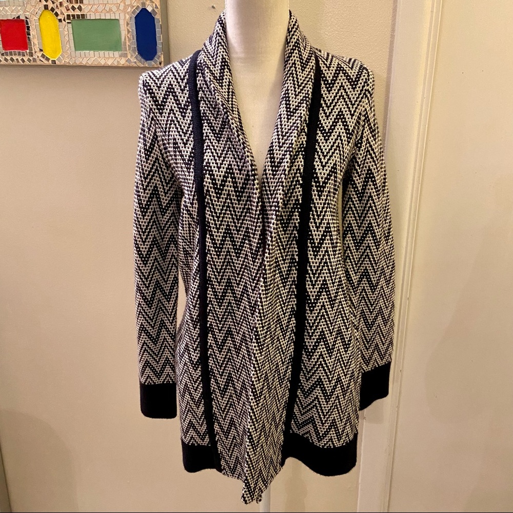 ✨NWT Banana Republic Chevron Open Cardigan